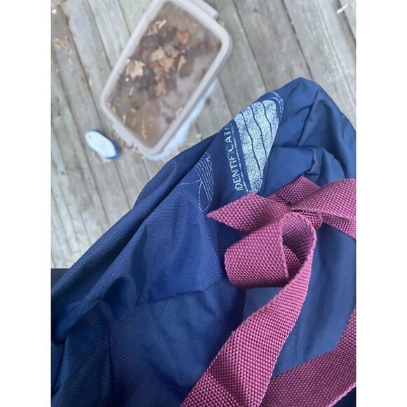 Vintage ADIDAS 3 Stripe AAC Adidas Phys Ed Training Athletic Club Backpack Red - Picture 6 of 7